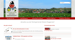 Desktop Screenshot of matzen-raggendorf.gv.at